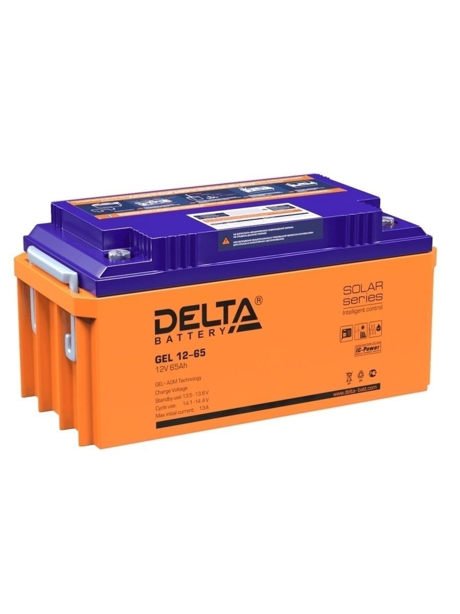 Аккумулятор Delta GEL 12-65