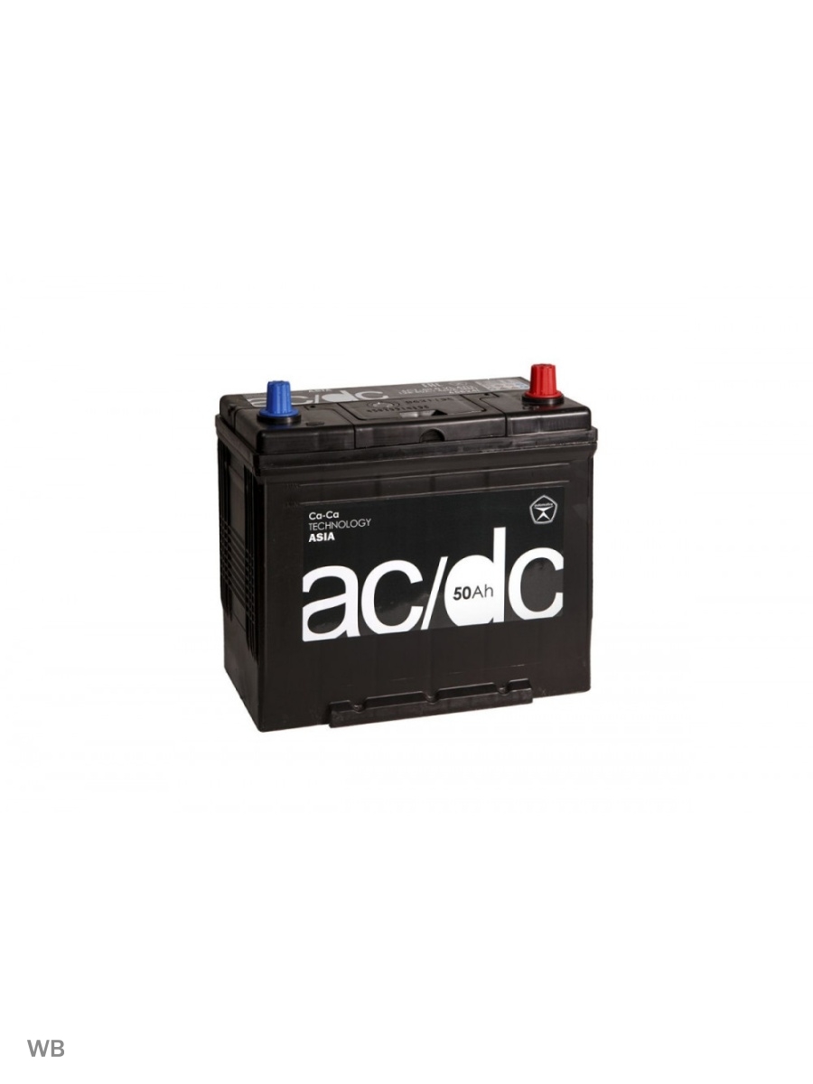 Аккумулятор для автомобиля ACDC Asia 50 Ah. 460A обратная полярность 238x128x220