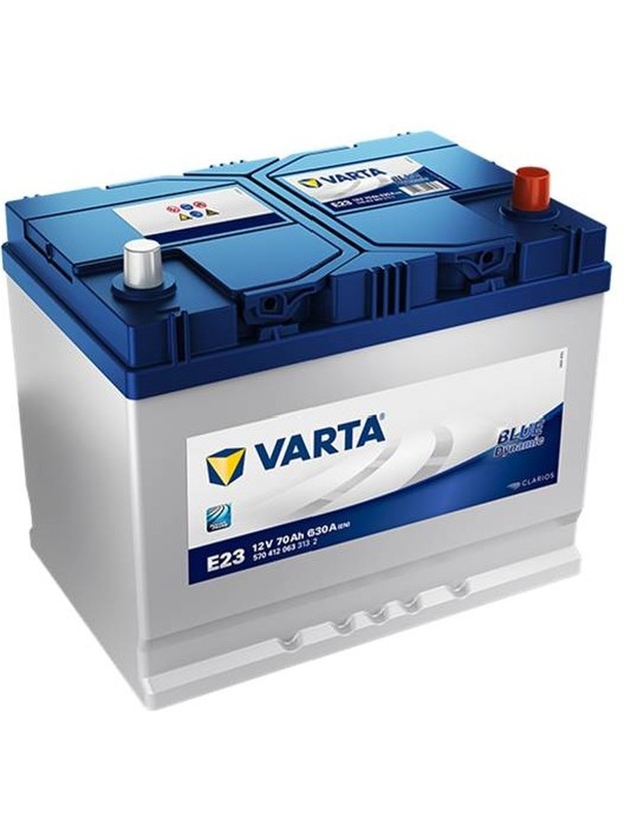 Характеристики VARTA Blue Dynamic E23 70Ah