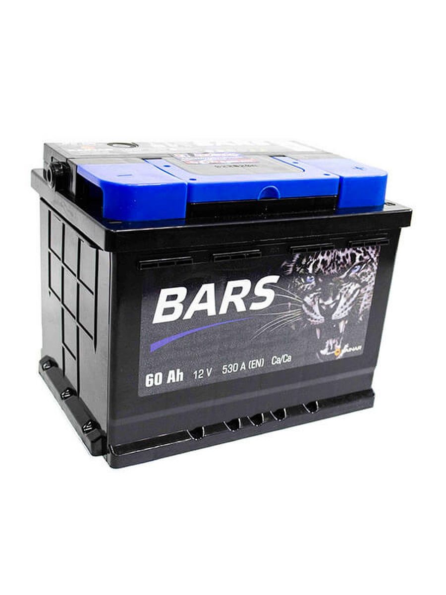 Аккумуляторы для автомобилей Bars Silver 60Ah -+