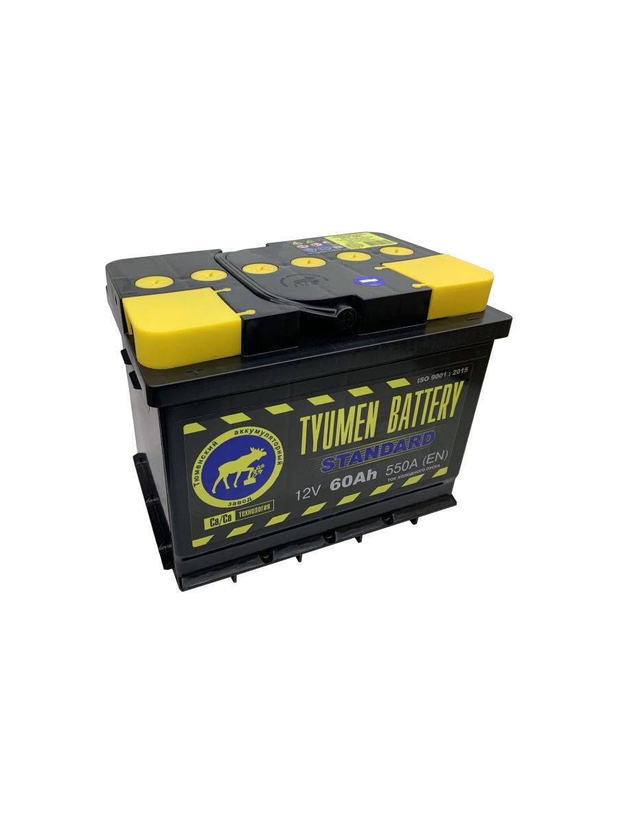 Аккумуляторная батарея для автомобиля Тюмень,Tyumen Battery Standard 60 ач 550А Прямая полярность