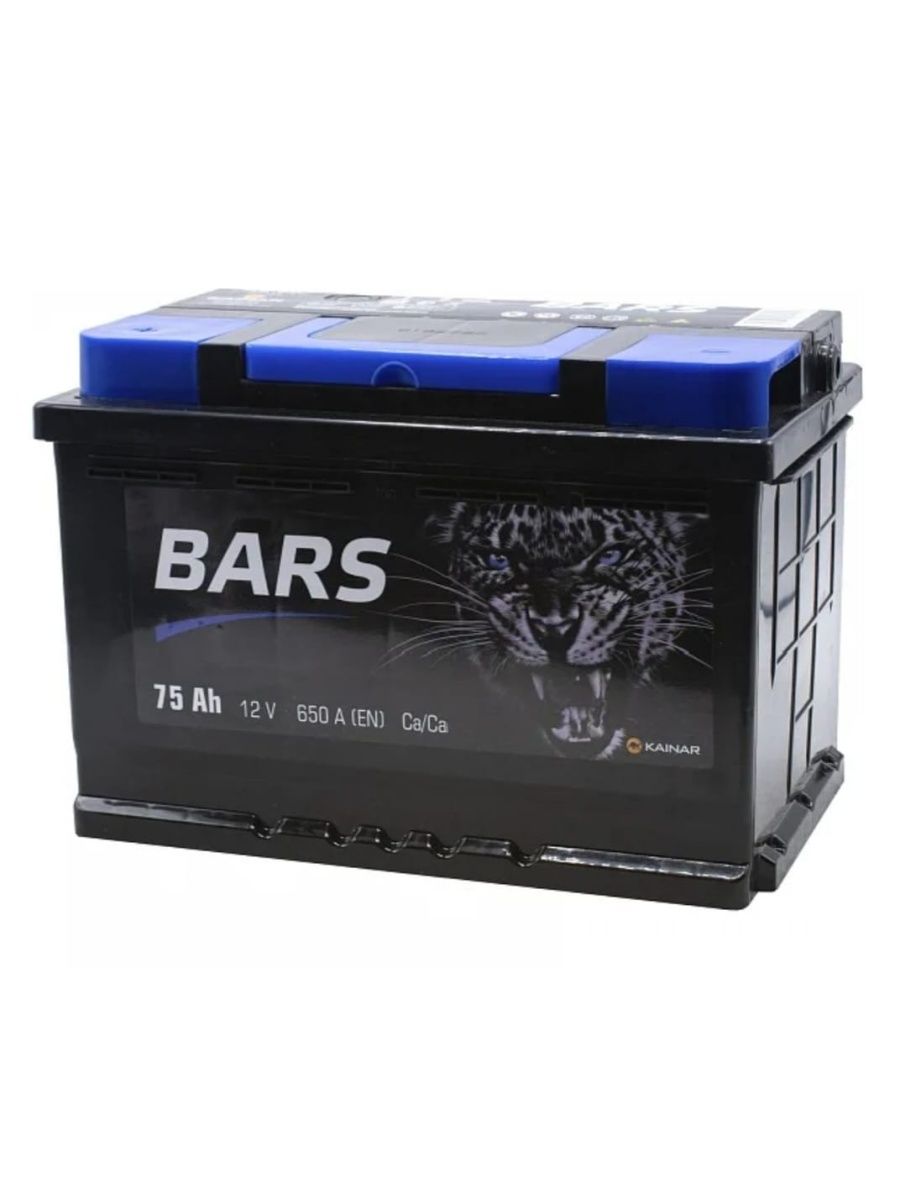 Аккумулятор BARS 75 Ah 12 V 650 A