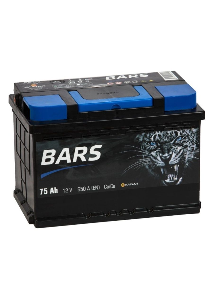 Аккумулятор Bars 6СТ-75Ah +-