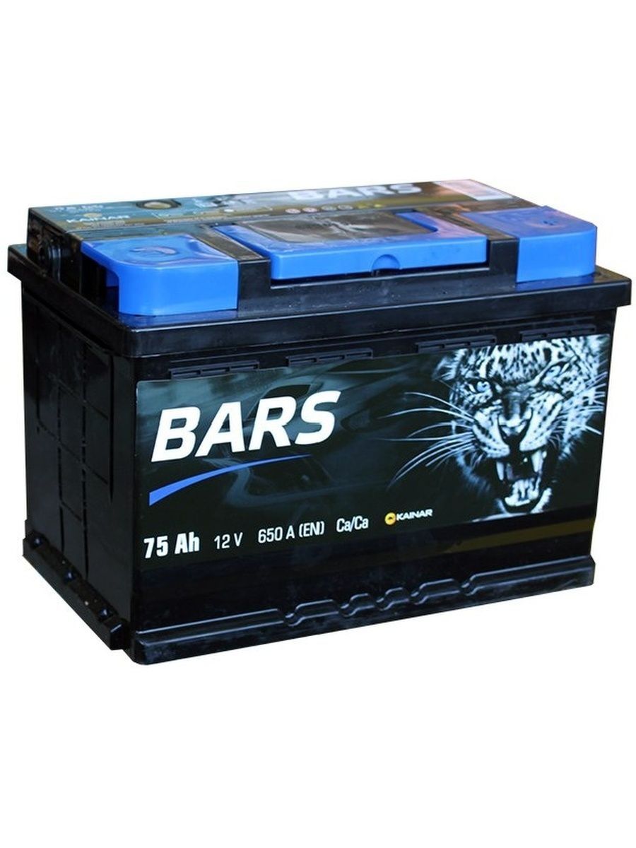 Аккумулятор Bars Silver 75Ah -+