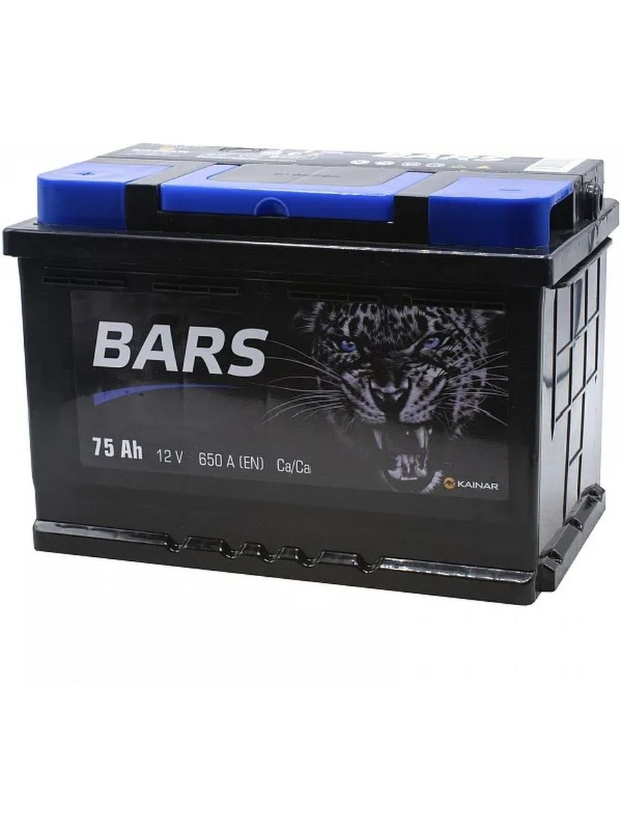 Аккумулятор Bars Silver 75Ah -+