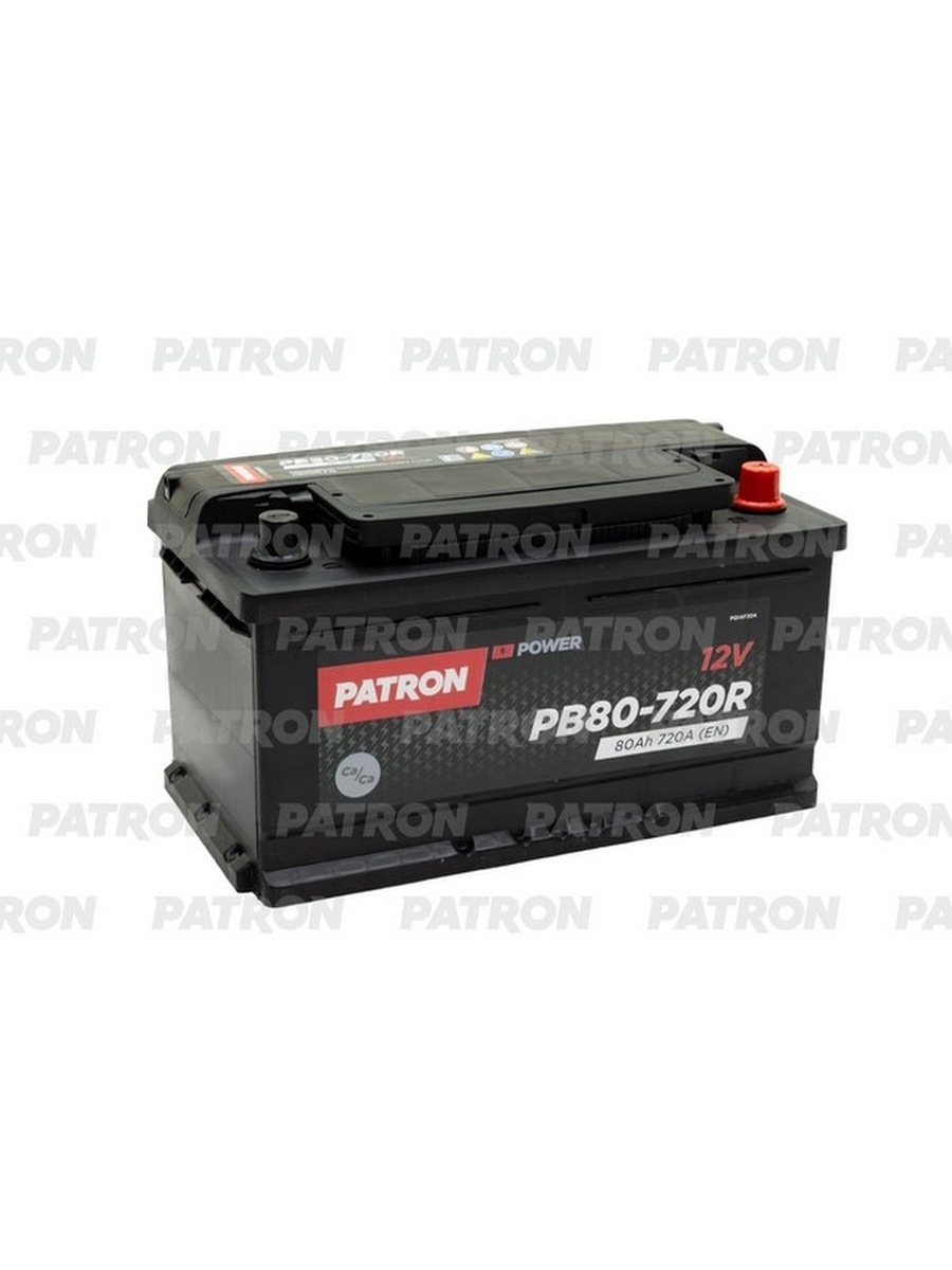 PATRON POWER 12V 80AH 720A (R+) 315x175x175mm 17,5kg