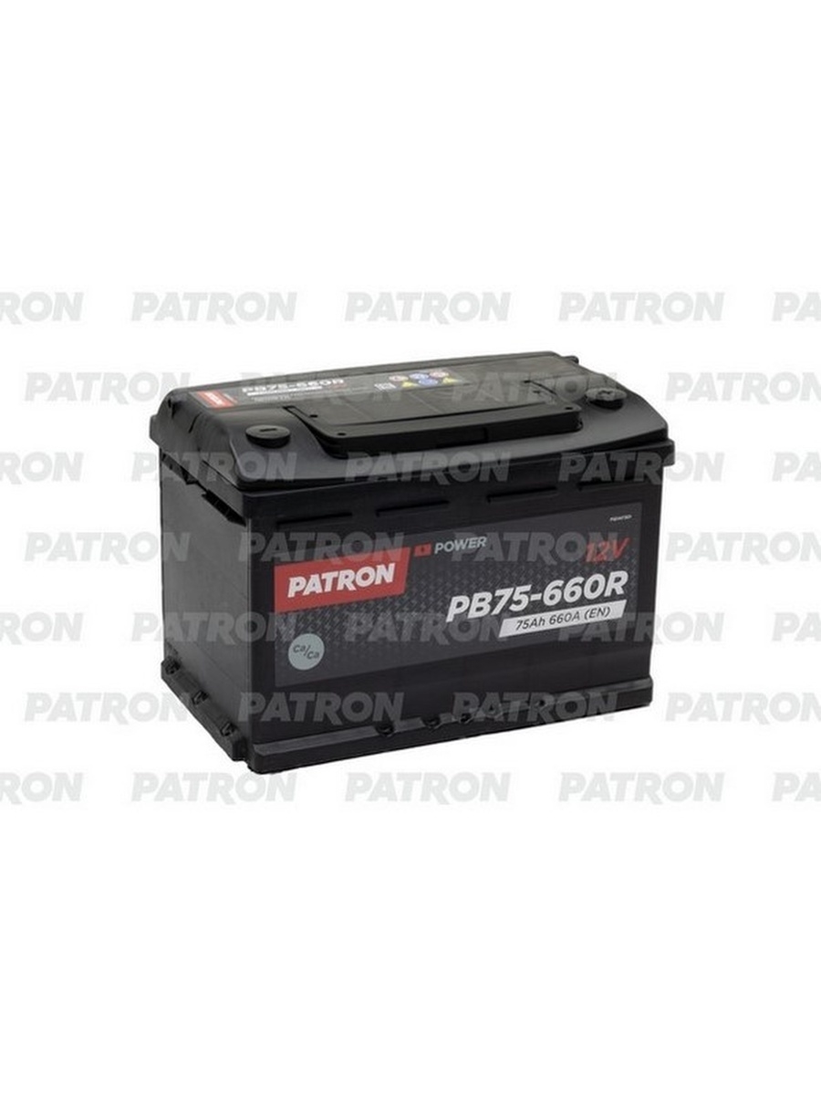 PATRON POWER 12V 75AH 660A ETN 0(R+) B13 278x175x190mm 15,5kg