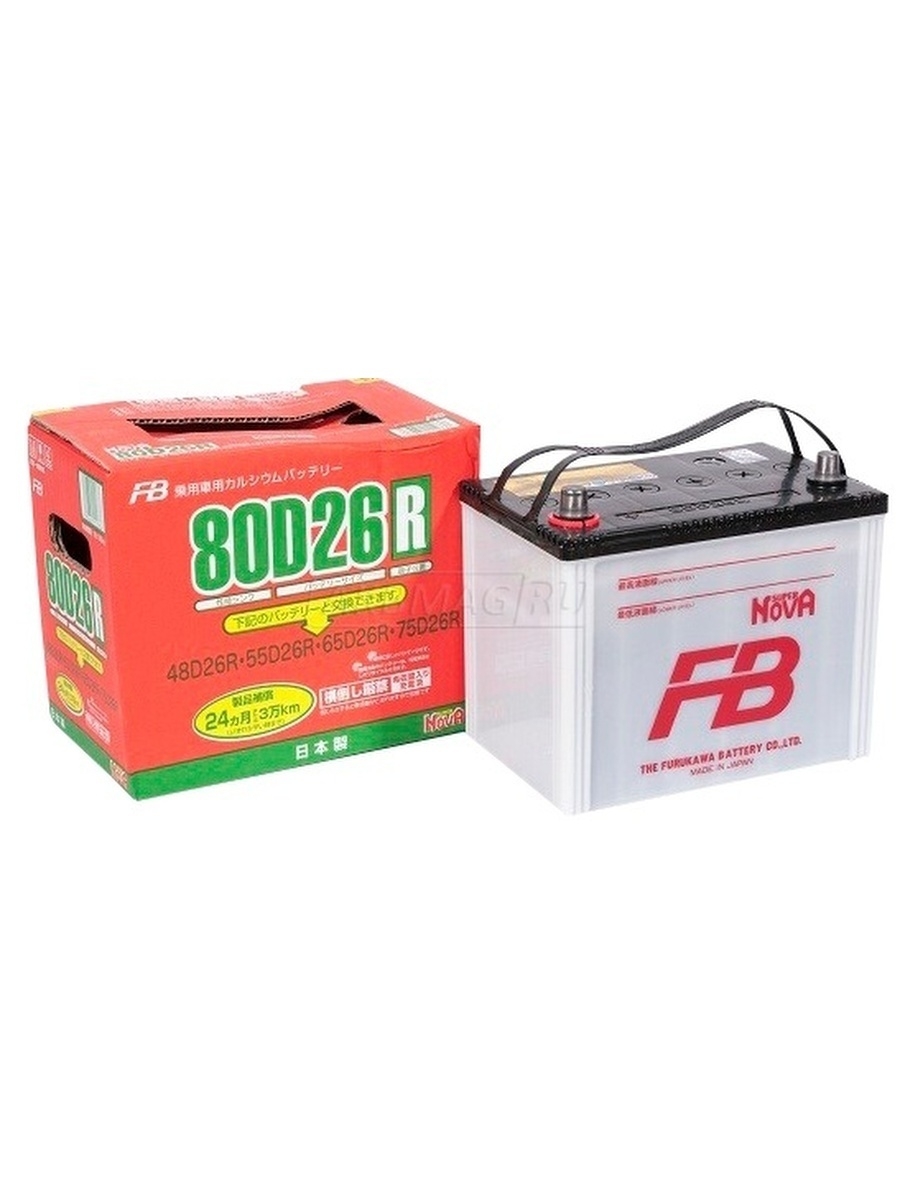 Автомобильный аккумулятор Furukawa Battery SUPER NOVA 68 Ah 700A прямая полярность 260x169x225