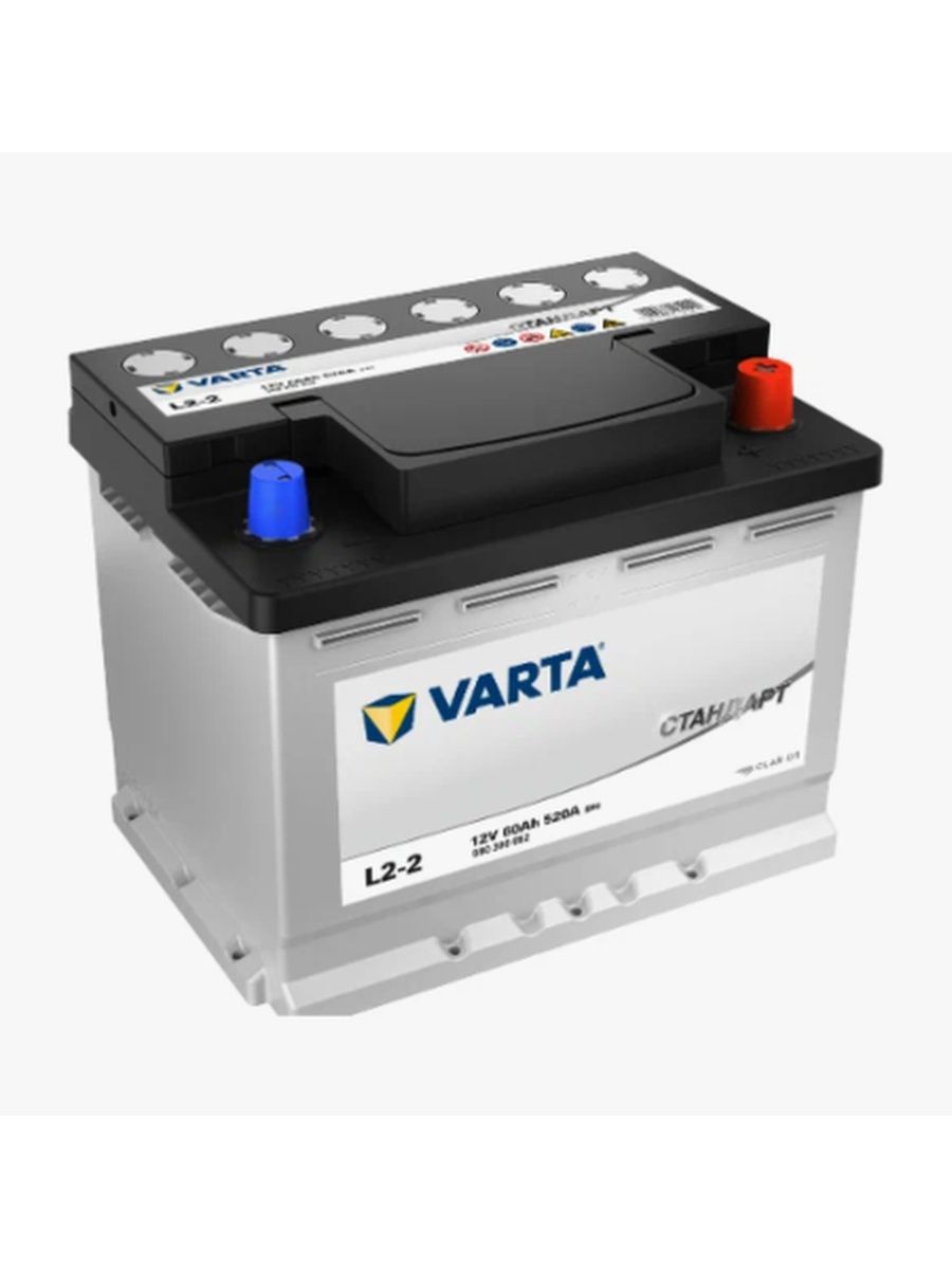 Аккумуляторная батарея VARTA 60 Ah 520A (-+)