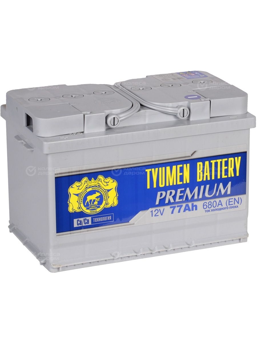 Аккумулятор автомобильный 77 ач TYUMEN BATTERY 6СТ-77L PREMIUM