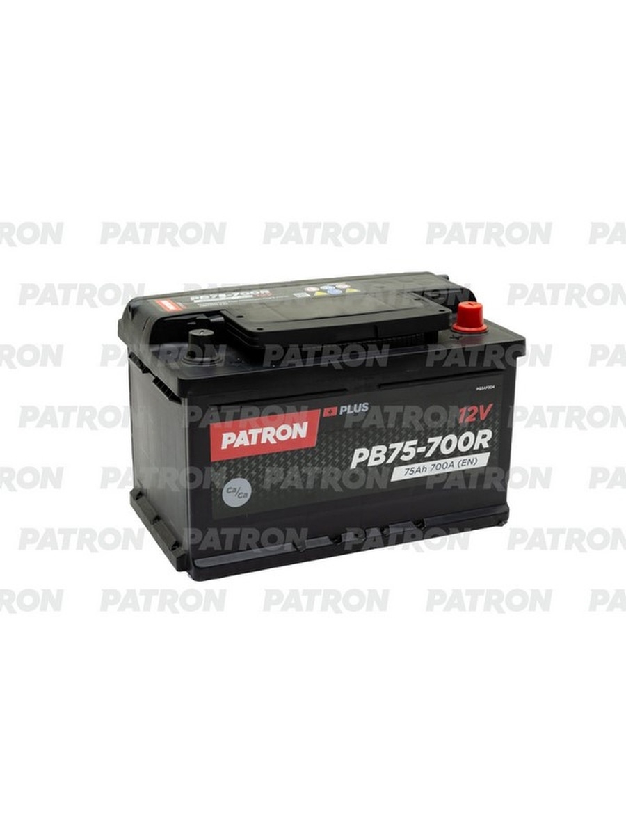 Аккумулятор PATRON ASIA 12V 75AH 570A (L+) B1+B6 270x173x222mm 16,6kg