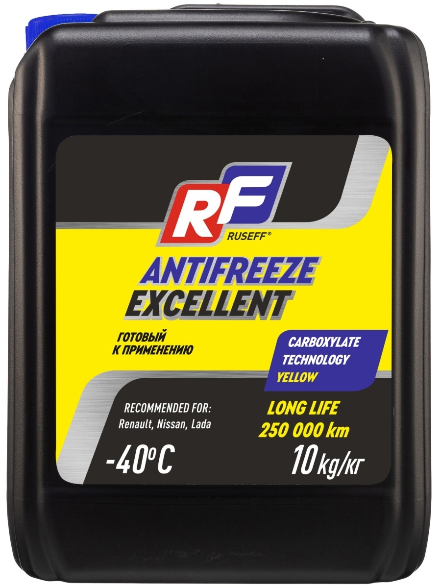 Антифриз ANTIFREEZE EXCELLENT OAT RUSEFF 17375N 10кг