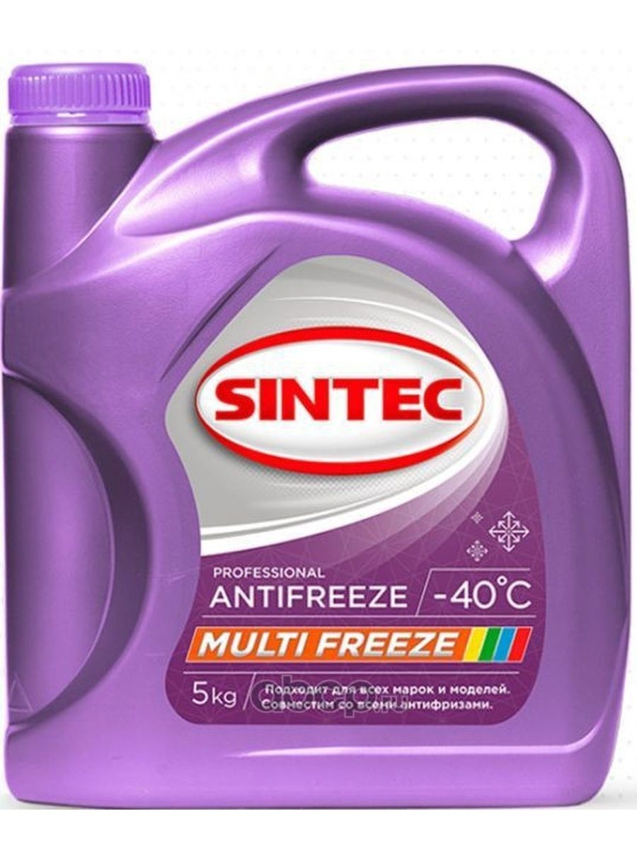 Антифриз Sintec ANTIFREEZE MULTIFREEZE 5кг  Мультифриз антифриз Синтек