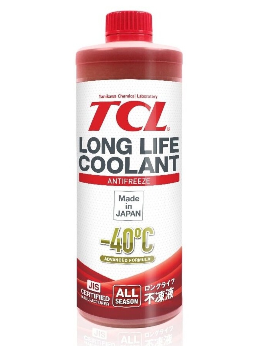 Антифриз TCL LLC -40C красный 1л TCL LLC33121