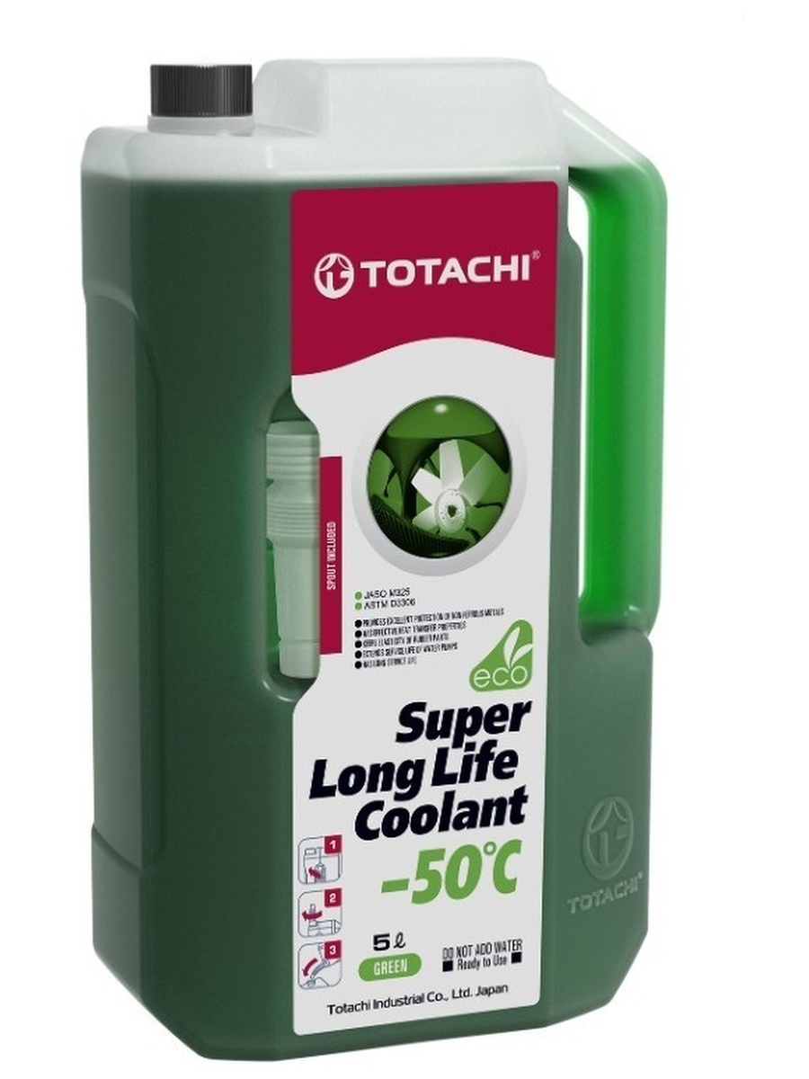 Антифриз Super Long Life Coolant -50С зеленый (5кг) Totachi 41705