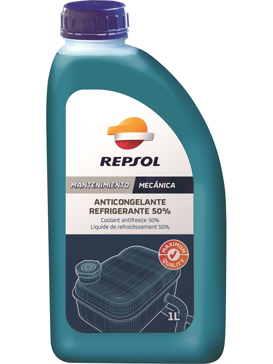 Антифриз Repsol ANTICONGELANTE REFRI. MQ 50%, 1 л канистра (Синий)