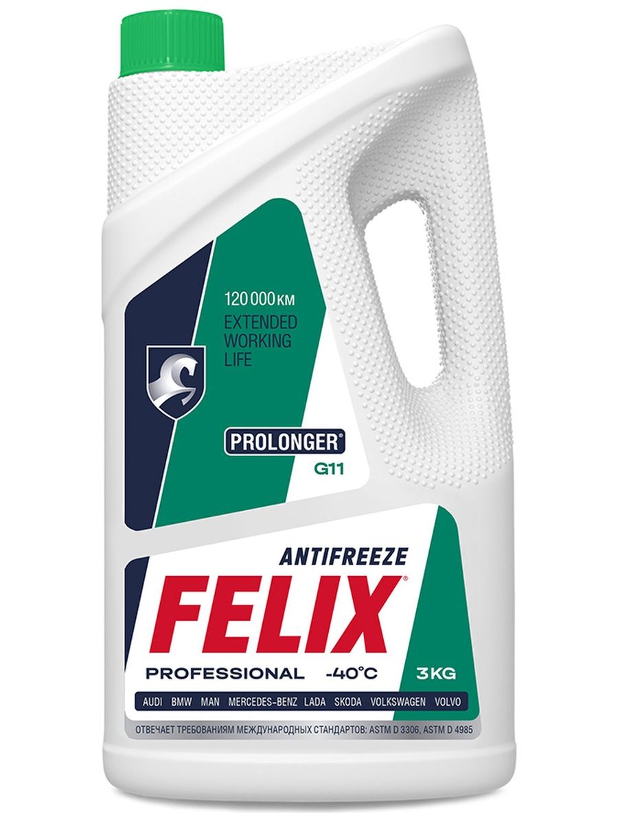 Антифриз FELIX Prolonger -40 Зеленый G11