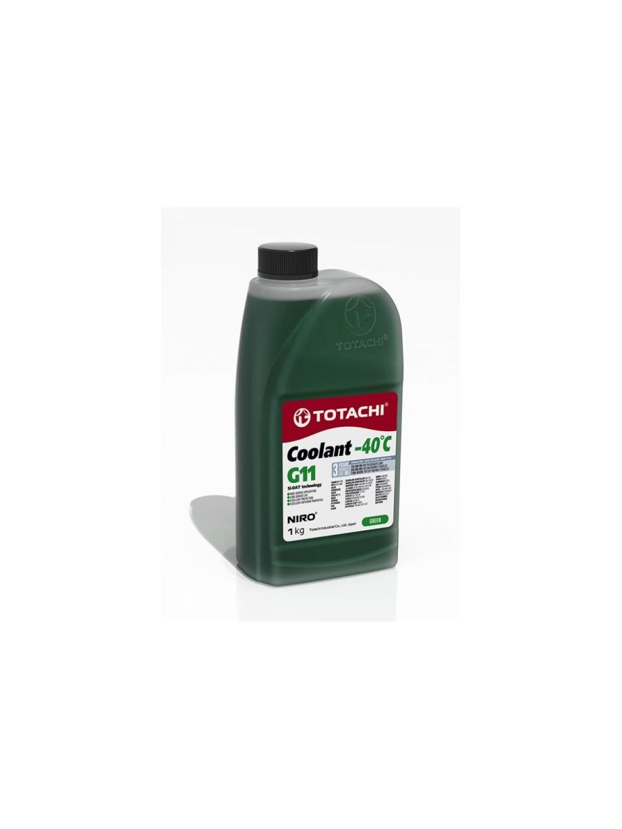 Охлаждающая жидкость TOTACHI NIRO COOLANT Green, -40град.C, G11, 1 кг 4589904526800