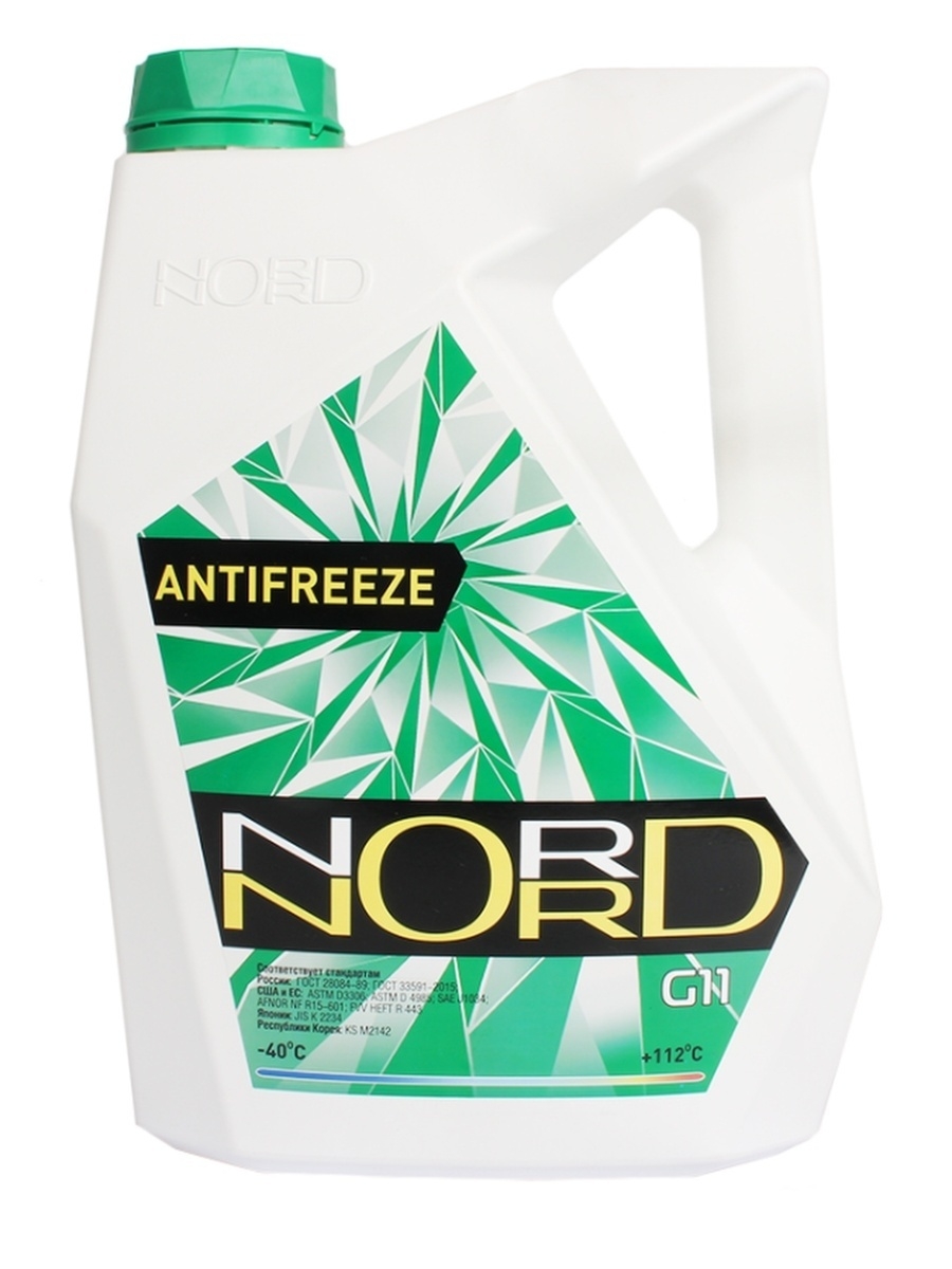 Антифриз NORD High Quality Antifreeze готовый -40C зеленый 5 кг NG 20362