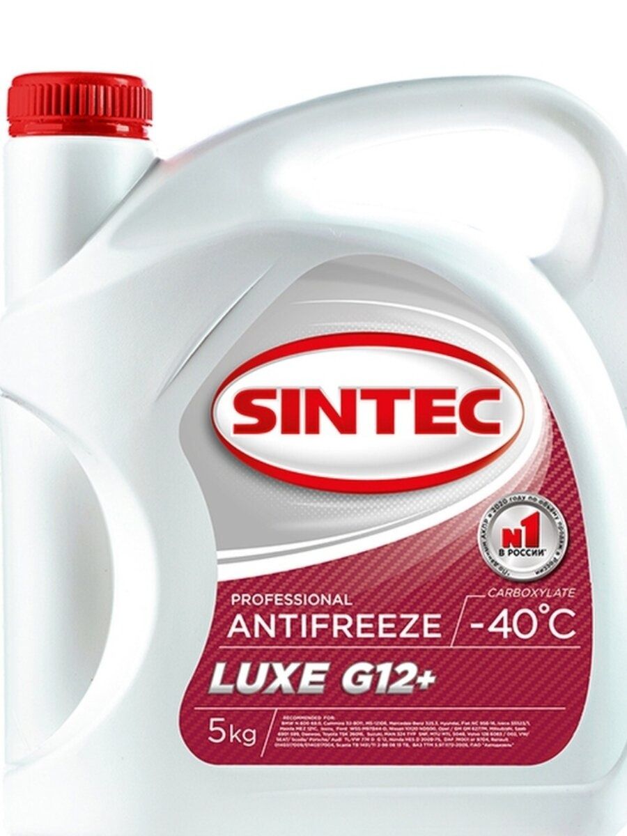 Антифриз Sintec LUX G12 красный