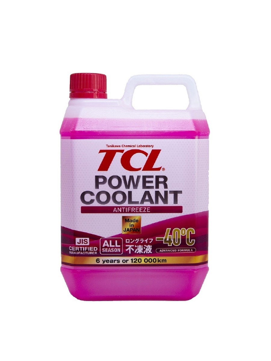 АНТИФРИЗ TCL POWER COOLANT -40C красный, длительного действия, 2 л