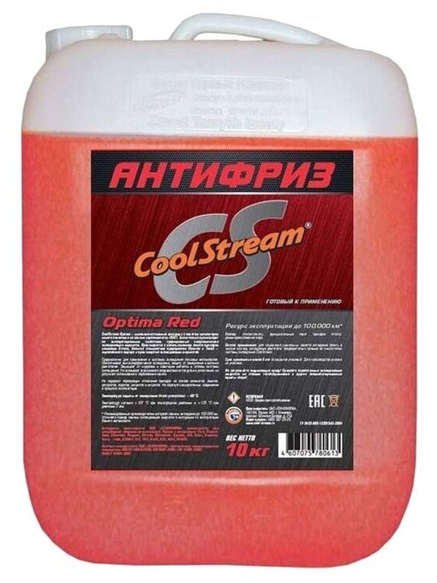 антифриз CoolStream Optima красн. 10Кг