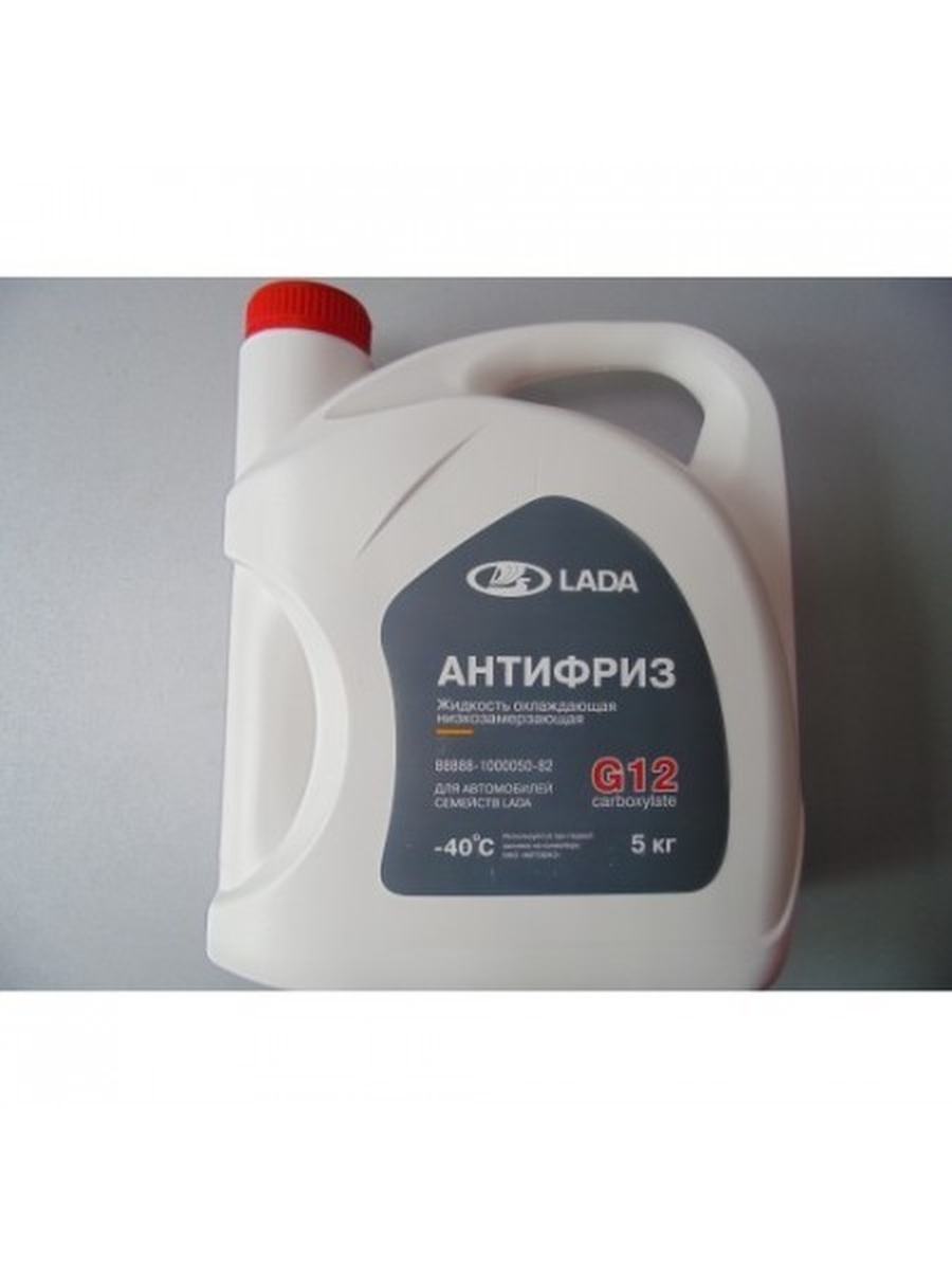 Антифриз АвтоВаз красный carboxylate G12  5 л - 138300v 88888100005082 (1 шт.)