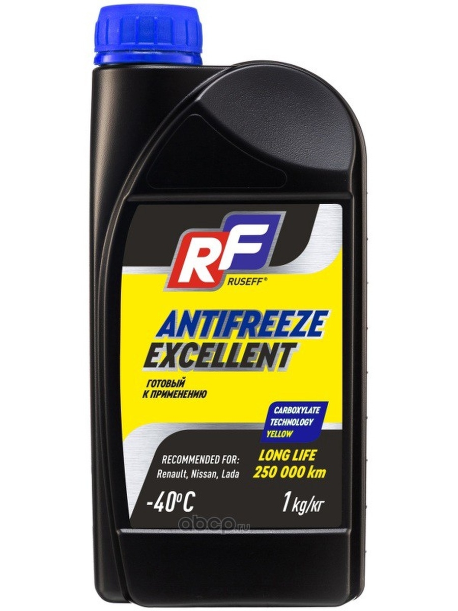 Антифриз ANTIFREEZE EXCELLENT OAT желтый 1кг