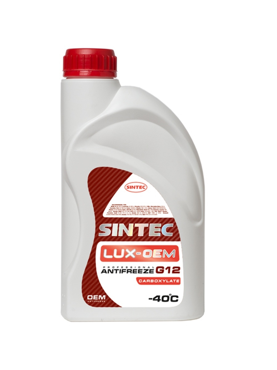 Антифриз Sintec Lux красный G12+  1 кг 613500 (1 шт.)