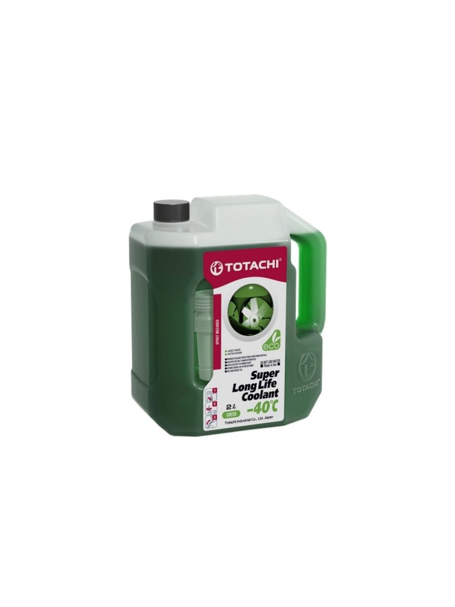 Охлаждающая жидкость TOTACHI SUPER LLC Green -40C 2л 4589904520525