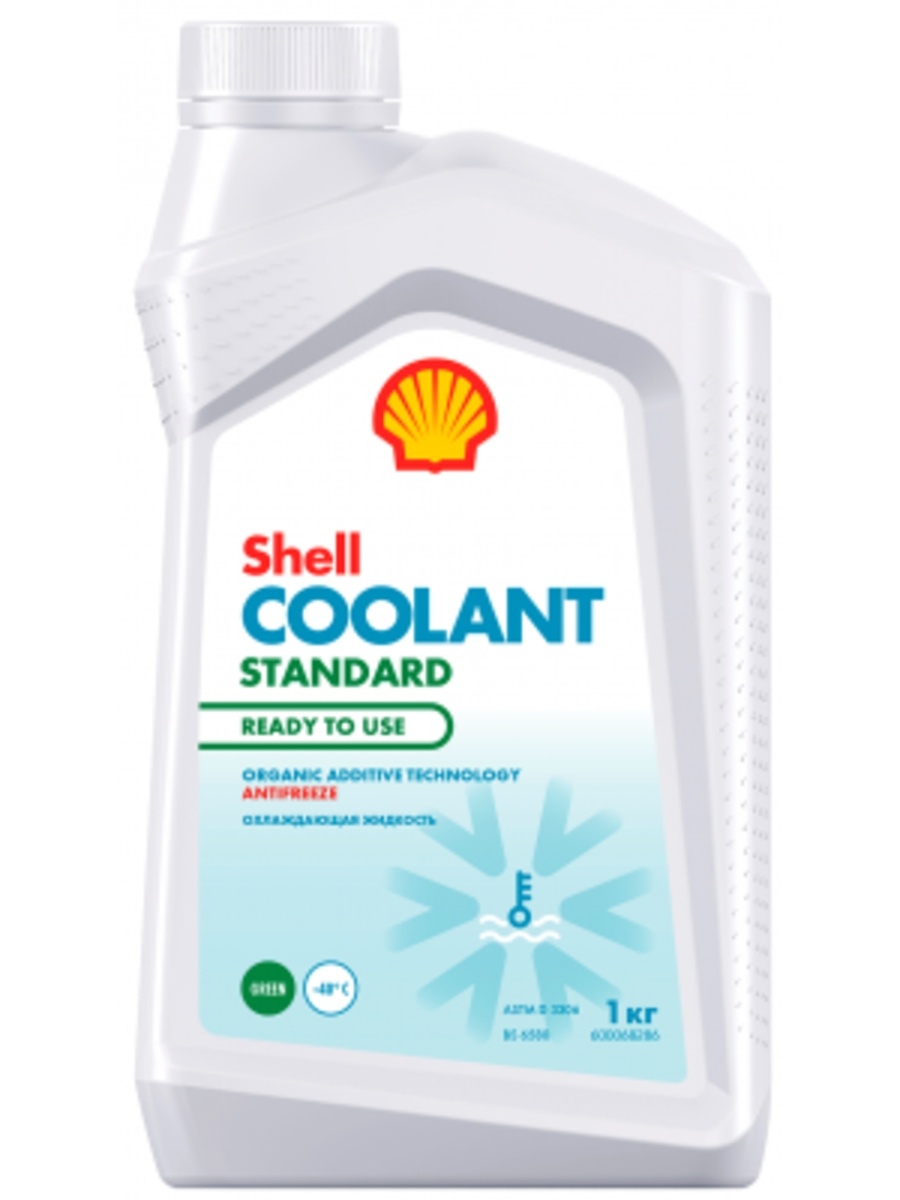 Антифриз SHELL Coolant Standart Ready to Use зеленый 1л  Shell 550062664