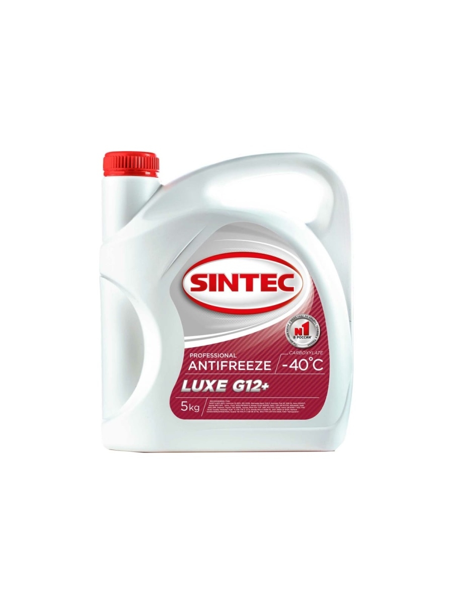 Антифриз Sintec ANTIFREEZE LUX G12+ ( красный ) 5 кг, арт. 13567720 ( СИНТЕК )