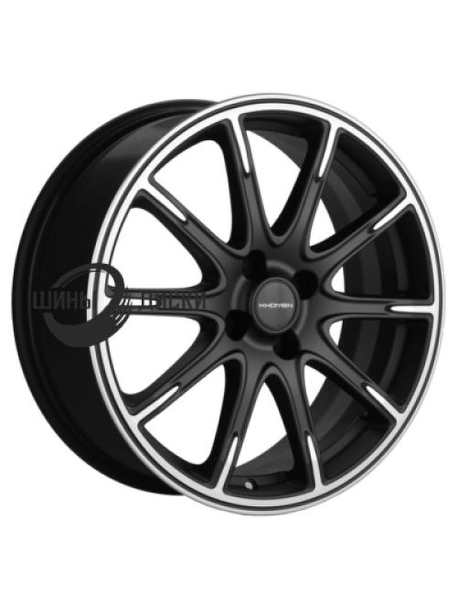 6,5x174x100 ET50 D60,1 KHW1707 (Lada Vesta) Black-FP matt