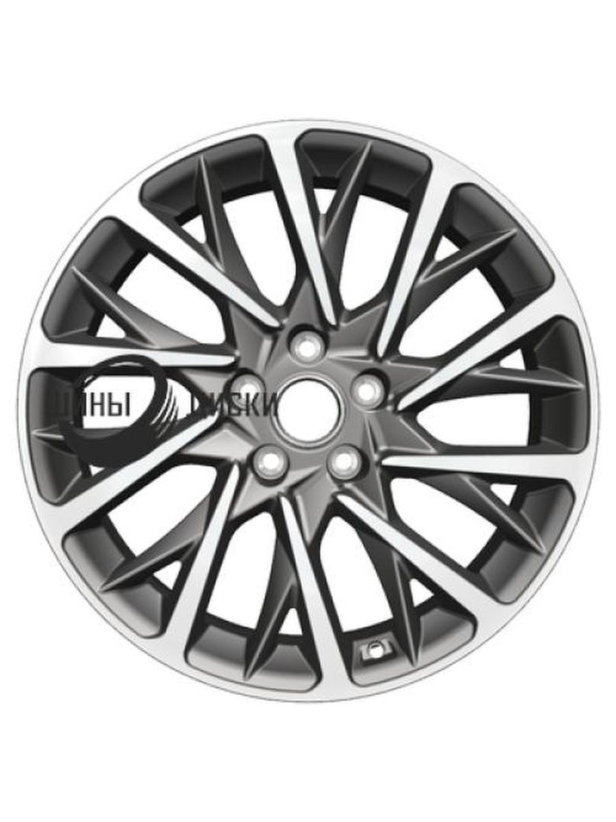 7,5x185x112 ET39 D66,6 KHW1804 (Audi A4A6) Gray-FP