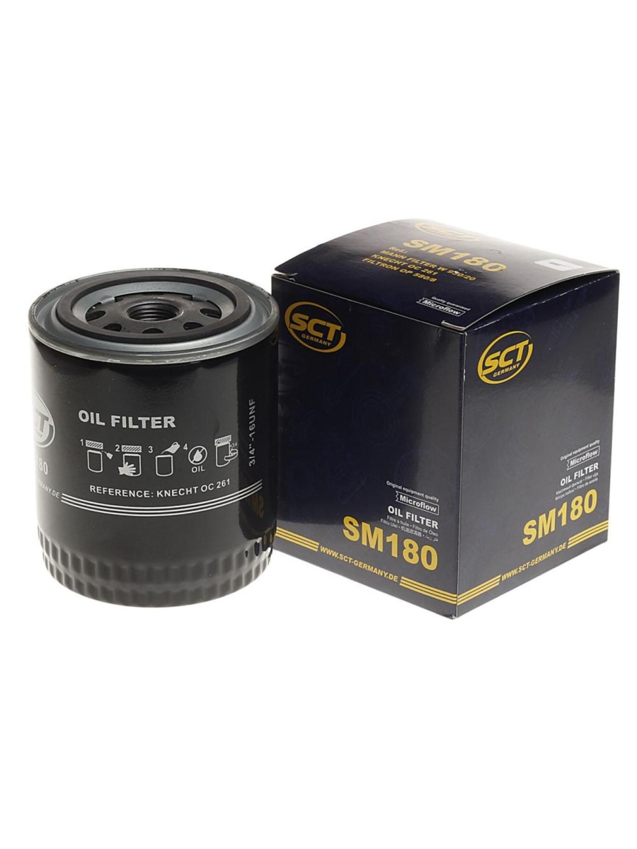 Фильтр масляный ГАЗ 3110,3302 (дв.ЗМЗ 406) SCT MANNOL  SM180