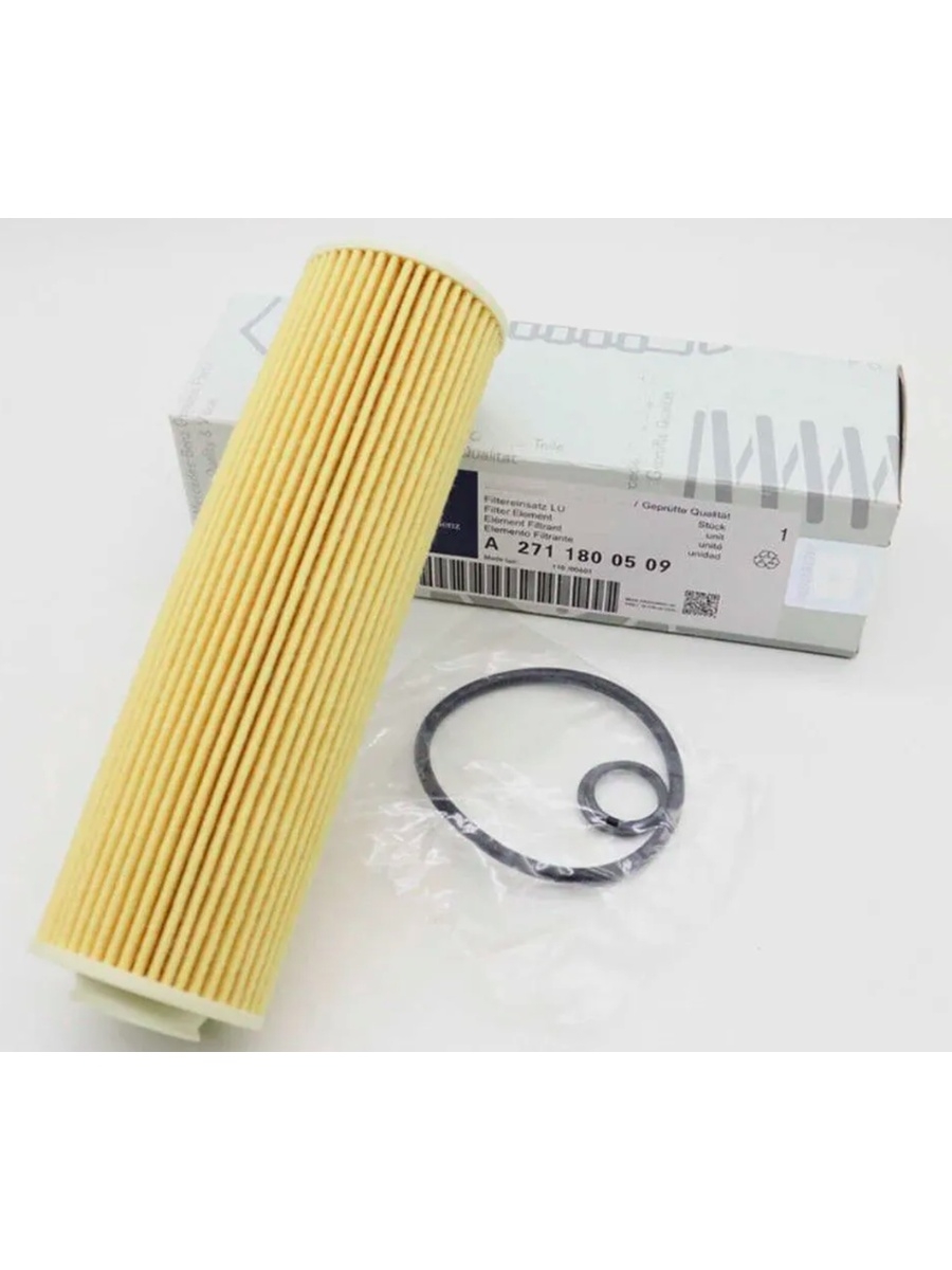 Фильтр масляный Mercedes-Benz A2711800509, OE64010, OX1835D, F026407132, HU514Y, AMFO0071