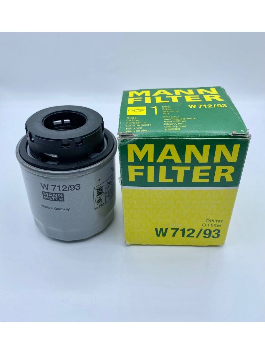 Фильтр масляный W71293 Mann Filter AUDI A3SEAT IBIZASKODA OCTAVIA