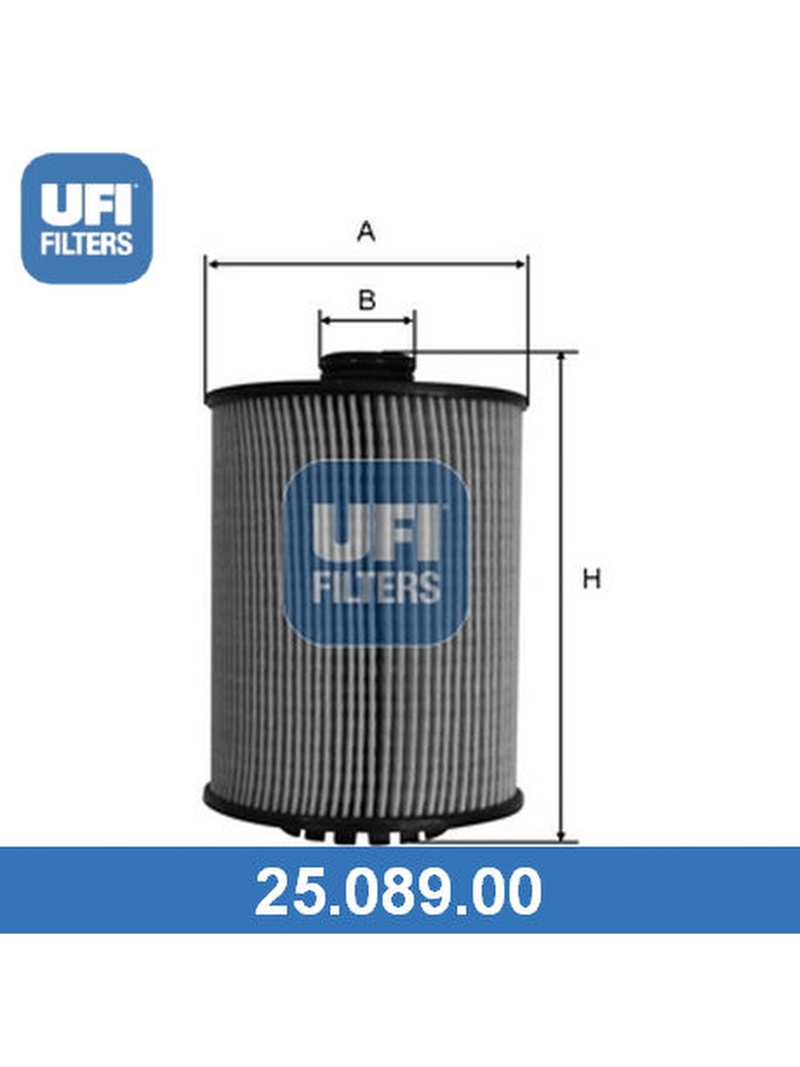 Масляный фильтр, UFI, 2508900