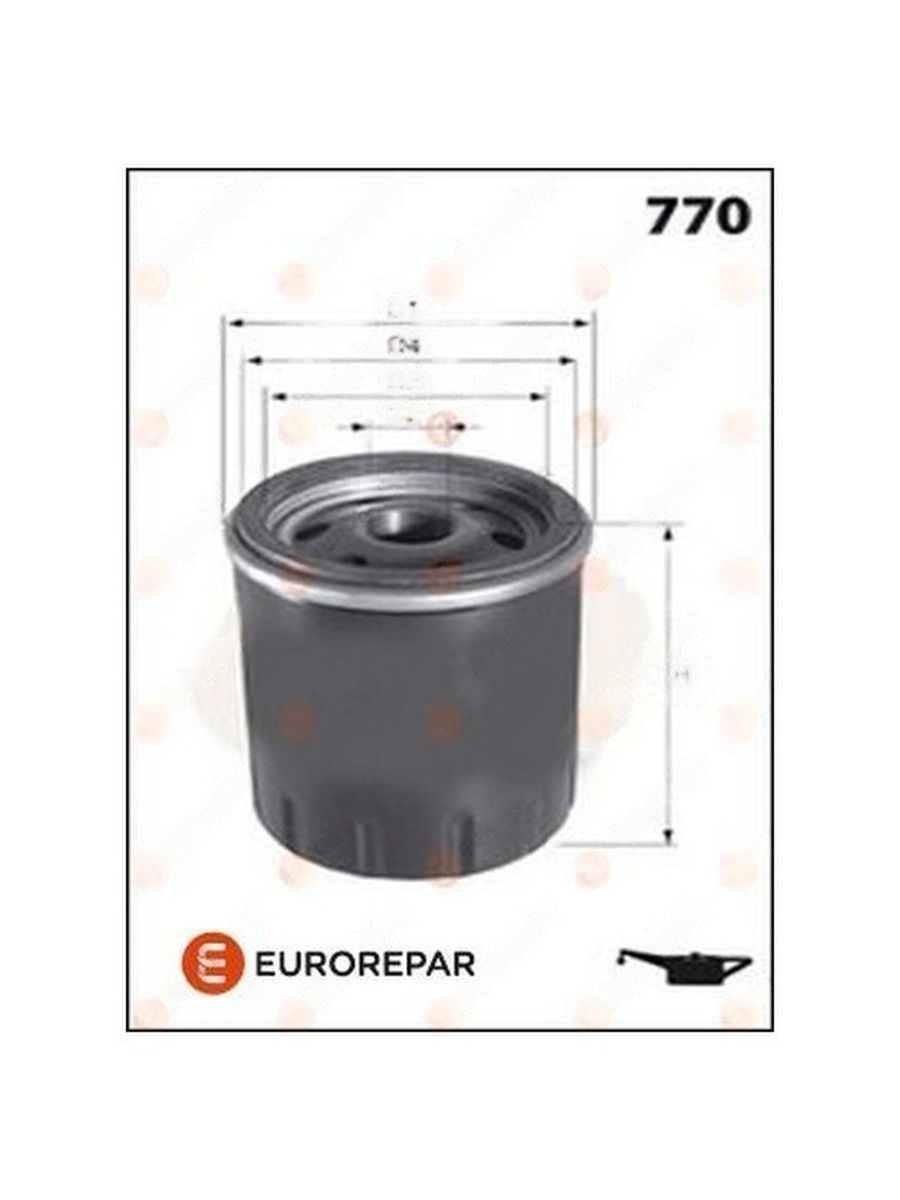 Фильтр Масляный EUROREPAR арт. E149134