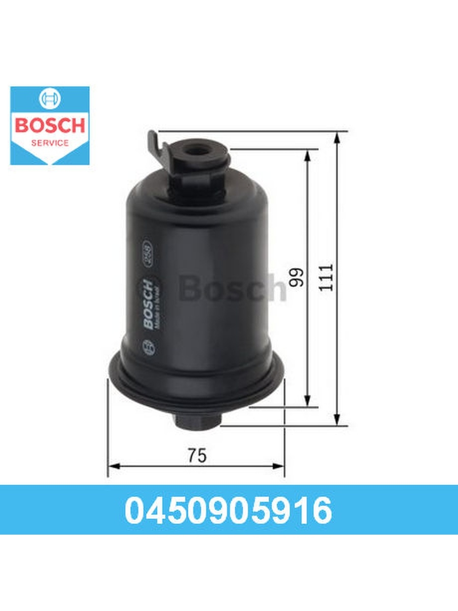 Топливный фильтр, BOSCH, 0450905916