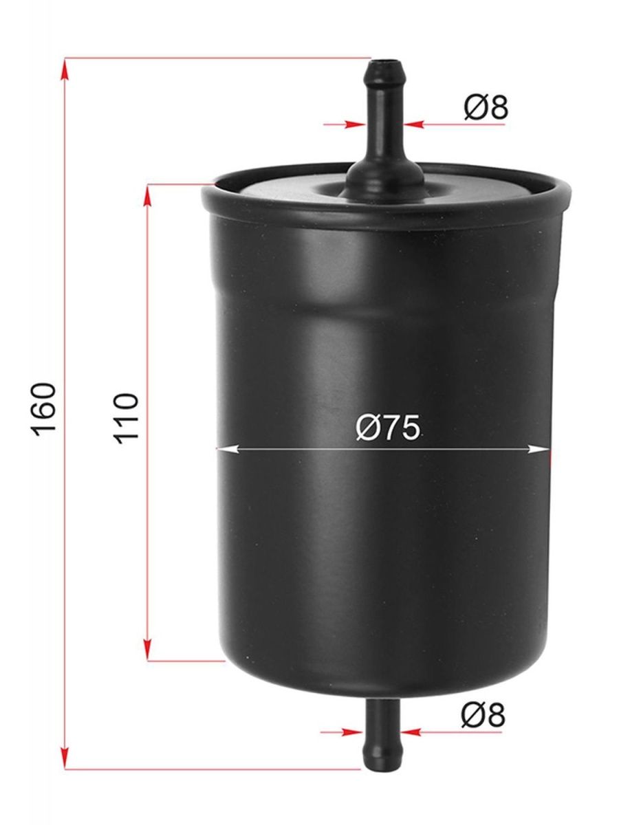 Фильтр топливный AUDI A4 94-01A6 97-05VW GOLF 91-99PASSAT 88-05FORD GALAXY 95-06-(1 шт)