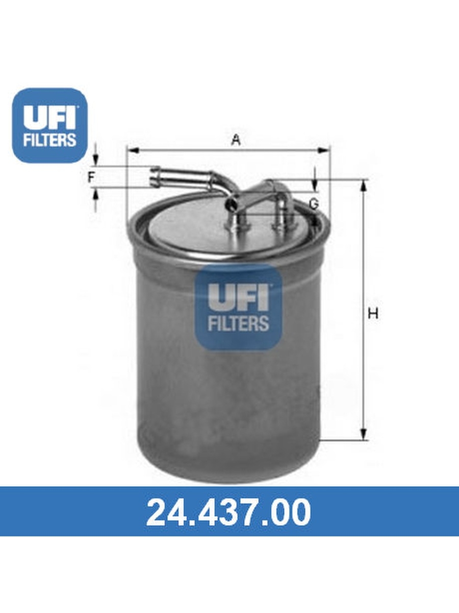 Топливный фильтр, UFI, 2443700