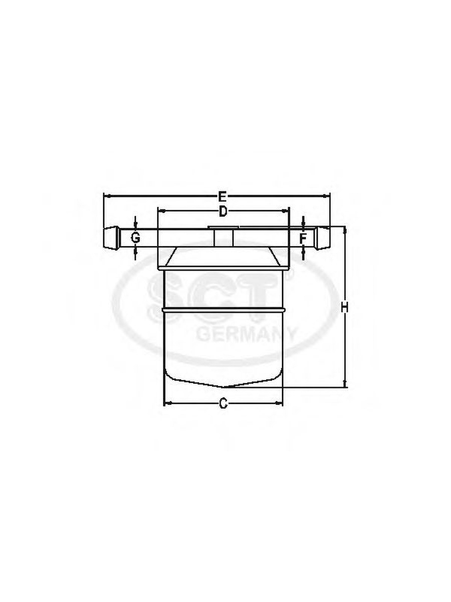 Топливный фильтр, SCT GERMANY, ST336
