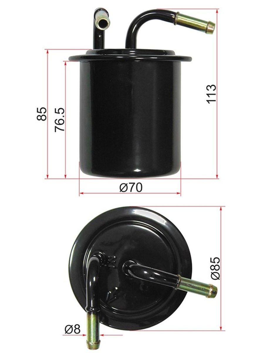 Фильтр топливный SUBARU FORESTER 97-07IMPREZA 92-07LEGACY 88-03-(1 шт)