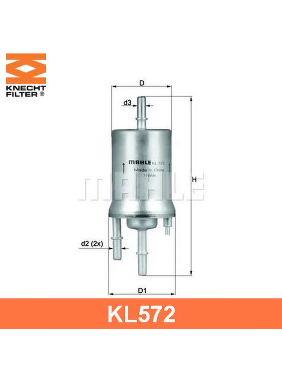 Топливный фильтр, KNECHT, KL572