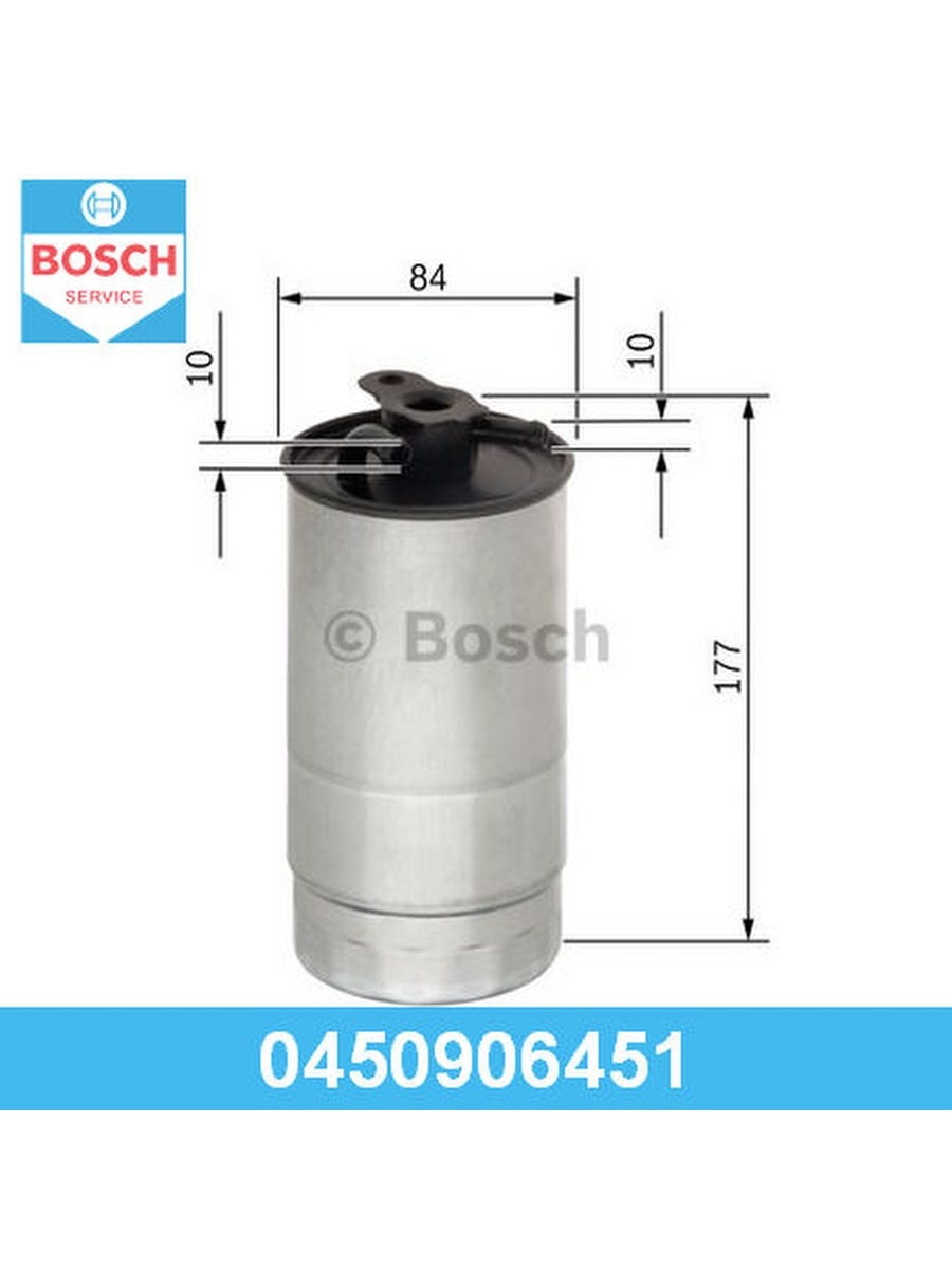 Топливный фильтр, BOSCH, 0450906451