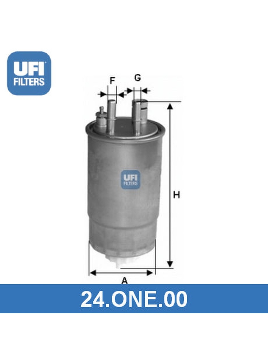 Топливный фильтр, UFI, 24ONE00