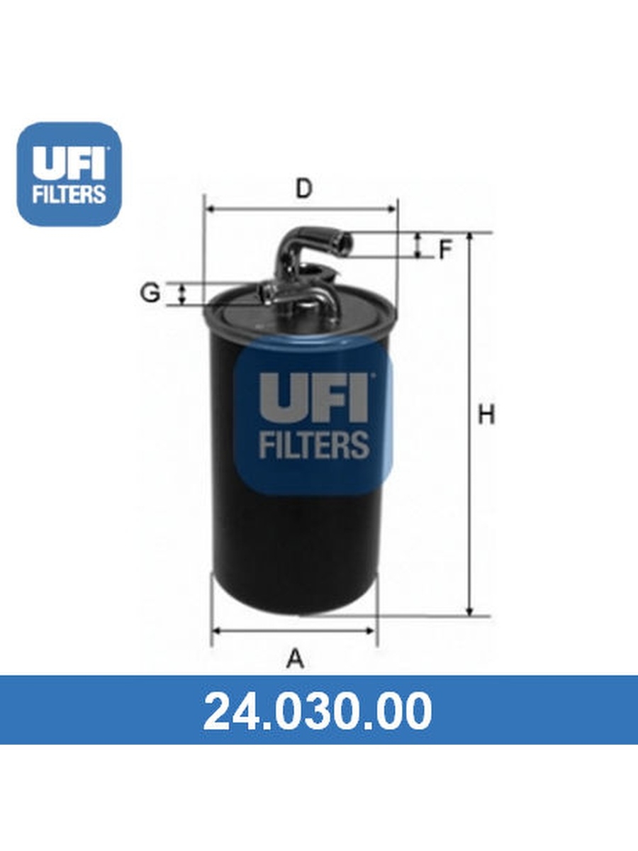 Топливный фильтр, UFI, 2403000