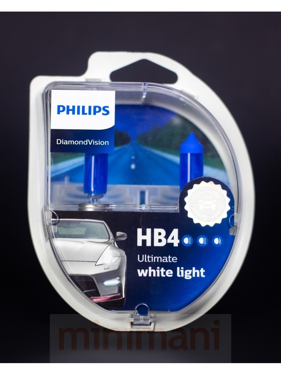 Лампы Philips HB4 12В 55Вт 5000K 2шт.