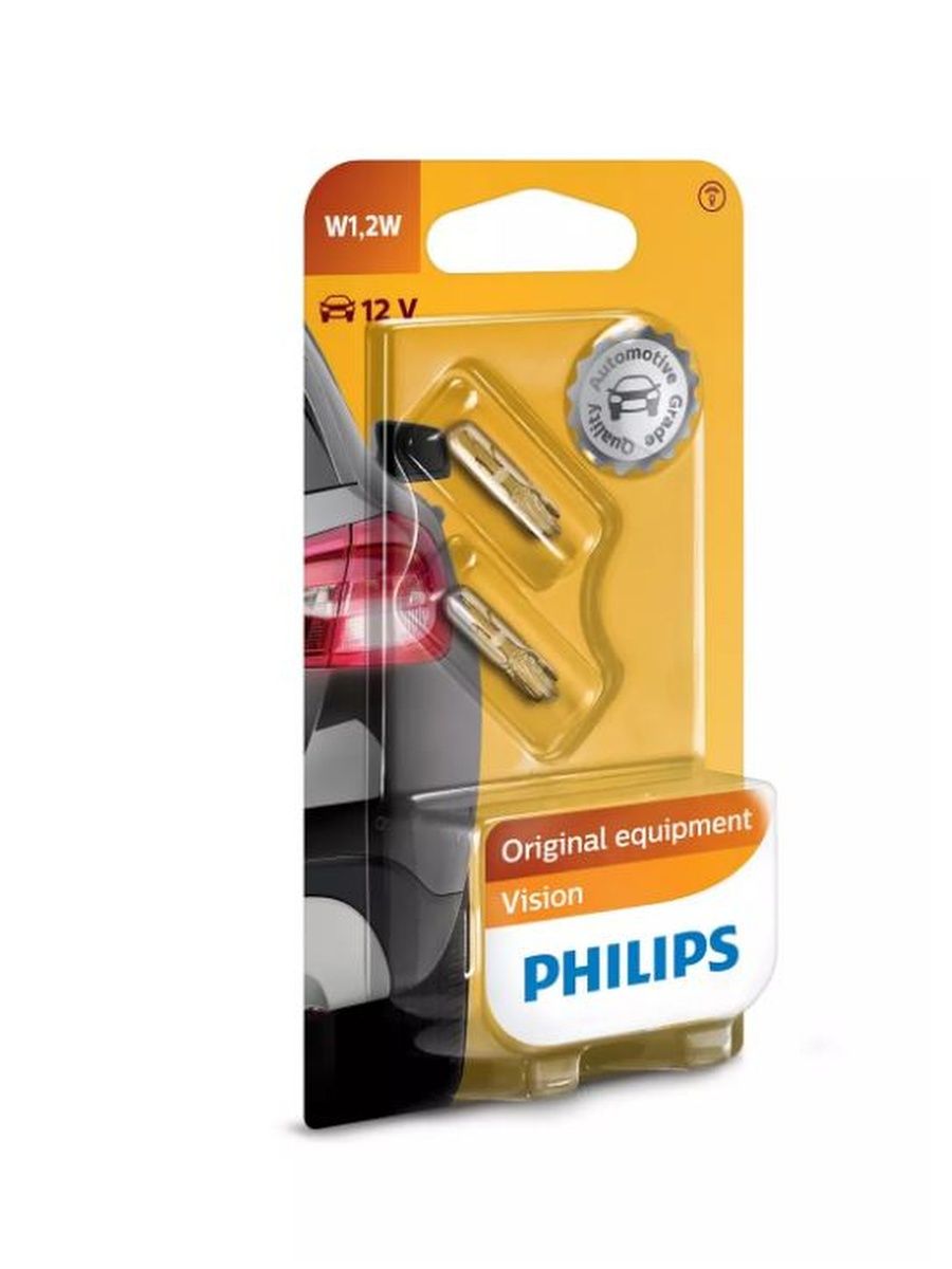 Лампа Philips 12V W1.2W W2.х4.6d